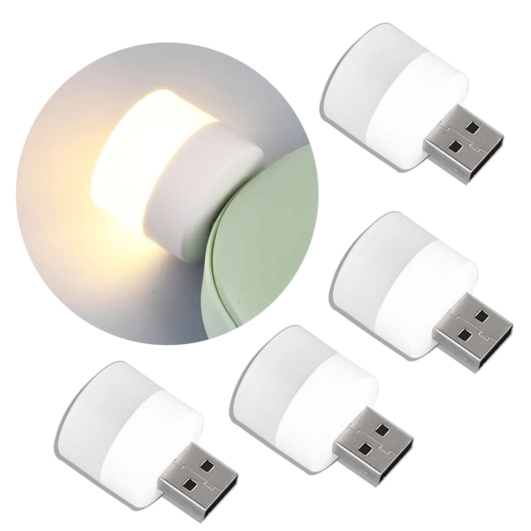 5pcs Mini USB Plug Lamp