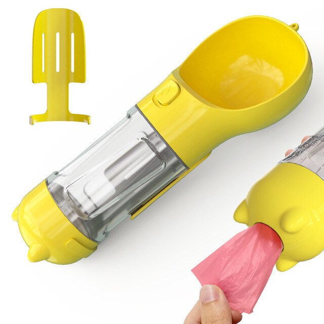 500ML Portable 4 in 1 Multifunctional Pet Carry-on Bottle