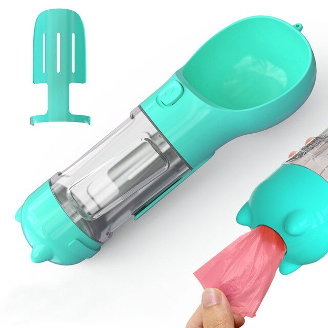 500ML Portable 4 in 1 Multifunctional Pet Carry-on Bottle