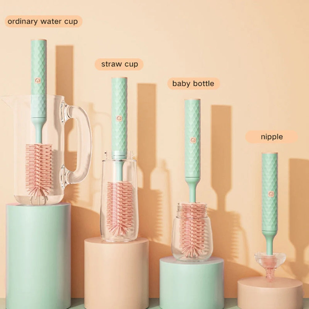 SAINTSTORES™Electric Silicone Bottle Brush