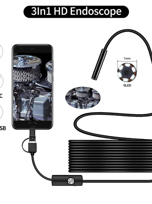 USB Endoscope Waterproof Inspection Camera