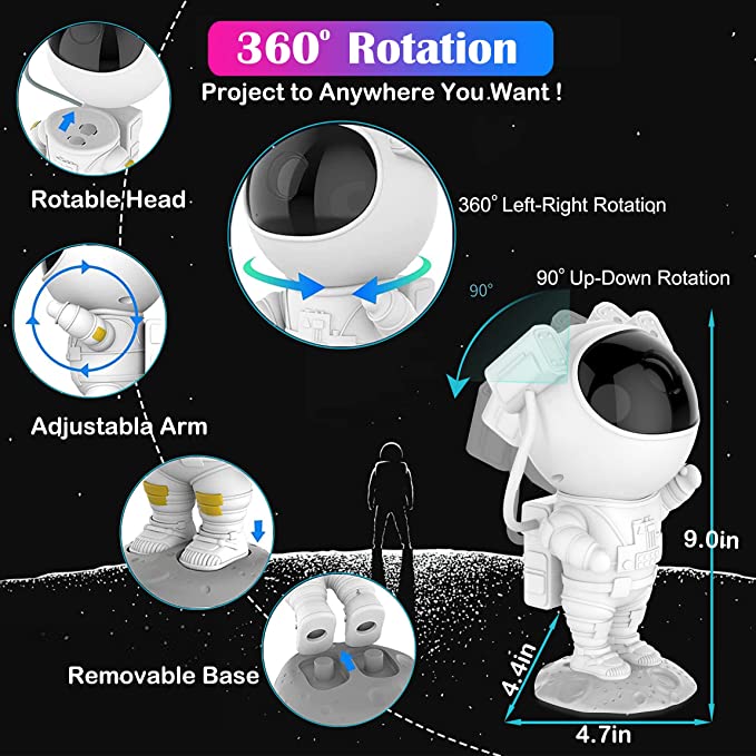SAINTSTORES™ Astronaut Projector