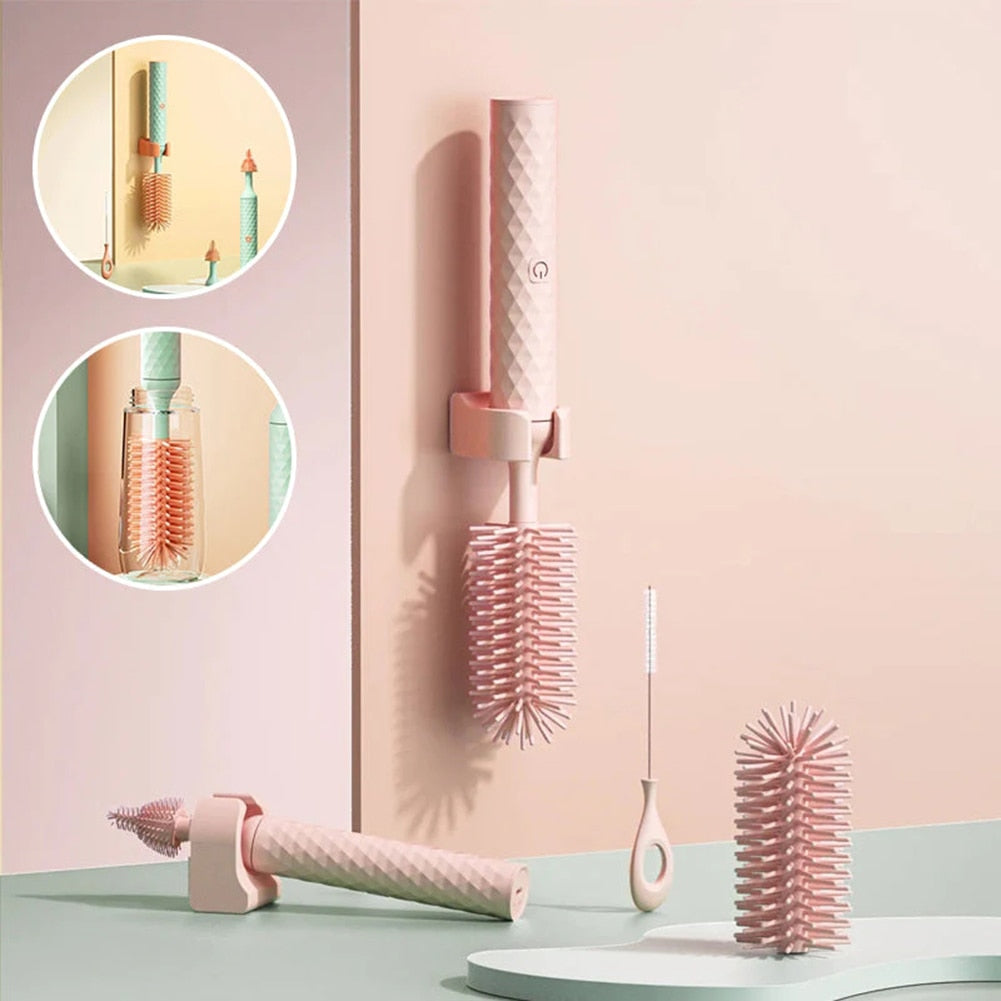 SAINTSTORES™Electric Silicone Bottle Brush