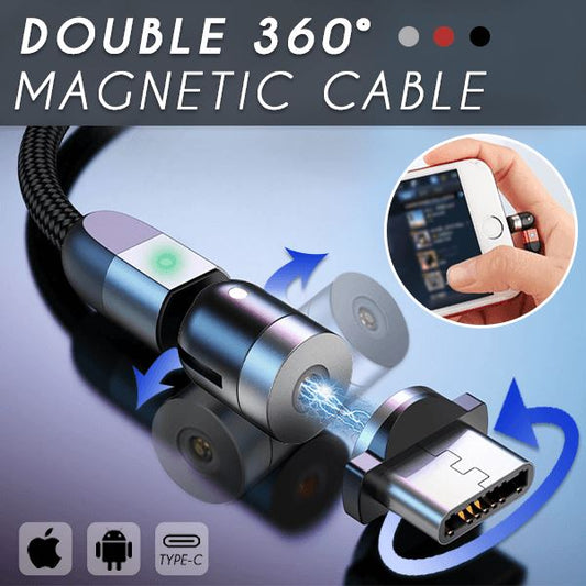 Double 360° Magnetic Cable