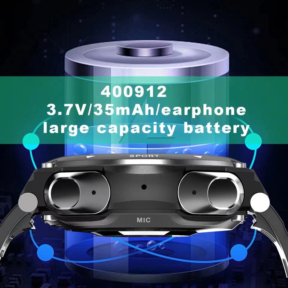 2 in 1 Smart Watch with Wireless Earphones