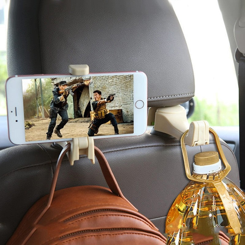 2 in 1 Car Headrest Hook
